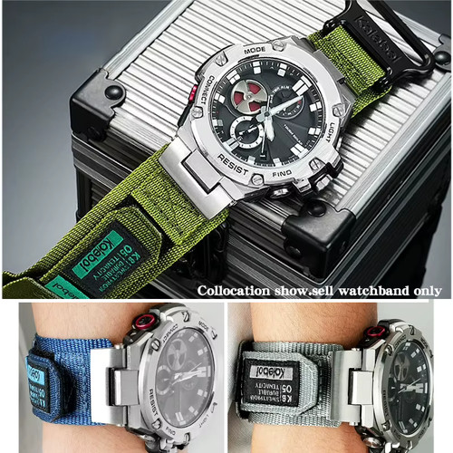 Shock armband set - g-shock, nylon