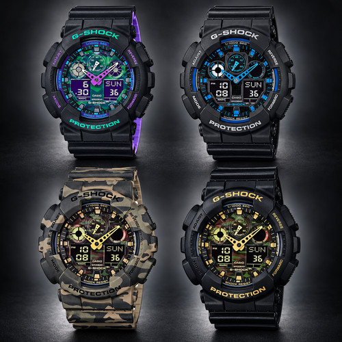 Casio shock 100 herrenuhr - casio, ga-100