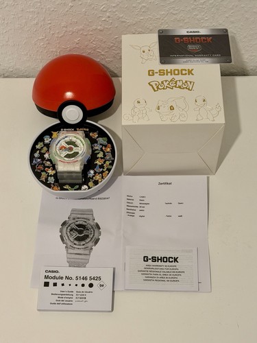 Casio shock pokémon - g-shock, limited