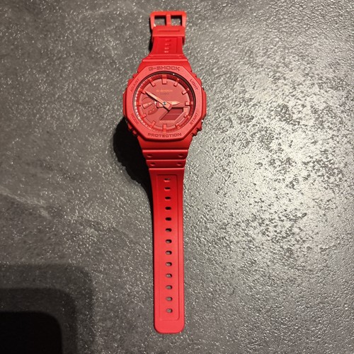 Casio shock 2100 5611 rot - casio, ga-2100